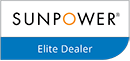 california solar electric sunpower elite dealer logo